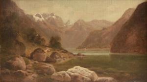 KOCH Henry 1864-1906,Study for Koenigsee Bavarian Alps,Simpson Galleries US 2019-05-18