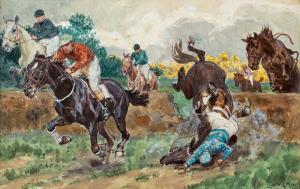 KOCH Ludwig 1866-1934,The horse race,im Kinsky Auktionshaus AT 2018-04-24