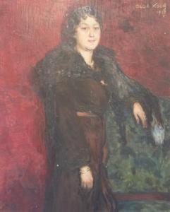 KOCH Olga 1877-1955,portrait,1937,Gilding's GB 2016-08-30