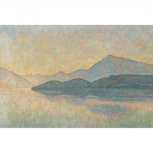 KOCHER ALBERT 1873-1958,Zugersee mit Blick auf die Rigi,Dobiaschofsky CH 2013-05-15