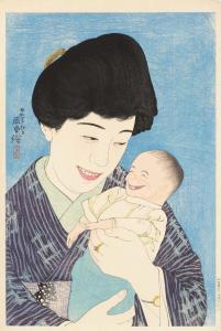 KODO Yamanaka 1869-1945,Mother and Baby,Eldred's US 2019-08-20