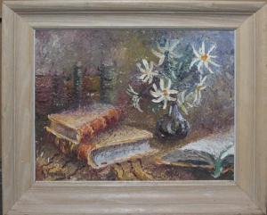 KODROI A,Still Life with Flowers and Book,Hindman US 2014-01-22