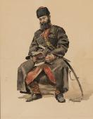 KODZE,Reading Georgian Soldier,1895,Shapiro Auctions US 2014-03-29