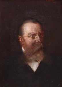 koehler ludomir,Portret mężczyzny,1886,Sopocki Dom Aukcjny PL 2022-06-04