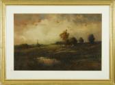 KOEHLER Paul R 1866-1909,Pastoral landscape with grazing cattle,Eldred's US 2011-04-08