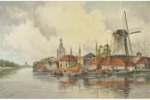 KOEKKOEK Hermanus II 1836-1909,Dutch Canal Scene,David Lay GB 2015-10-29