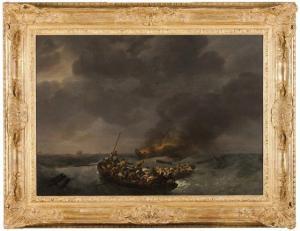 KOEKKOEK Johannes Hermanus 1778-1851,Shipwrecked scene,Veritas Leiloes PT 2022-06-02