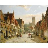 KOEKKOEK Willem 1839-1895,A DUTCH STREET IN SUMMER,Sotheby's GB 2007-11-14