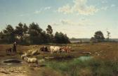 KOELMANN johan daniel 1831-1857,A summer landscape with cattle grazing,1853,Christie's GB 2003-03-20