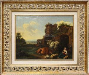 KOELMANN johan daniel 1831-1857,Pastoral Land,Clars Auction Gallery US 2009-09-12