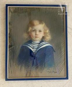 KOENIG Jules Raymond 1872-1966,Portrait de petit garçon,Millon & Associés FR 2021-12-10