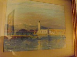 KOENIG Jules Raymond 1872-1966,Vue de phare,Morand FR 2017-10-30