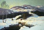 KOENIGER Walter 1881-1943,Mountain Landscape, Winter,Shannon's US 2005-10-20
