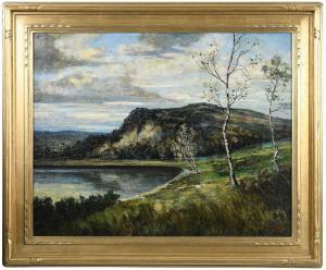 KOENIGER Walter 1881-1943,Summer Landscape,1914,Brunk Auctions US 2023-07-15