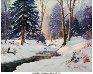 KOENIGER Walter 1881-1943,Winter Snow Scene,Heritage US 2022-05-12