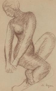 KOGAN Moissey 1879-1942,Sitting female nude,Villa Grisebach DE 2024-03-24