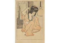 KOGAN Tobari 1882-1927,Front of the Mirror,Mainichi Auction JP 2020-06-19