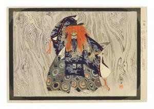 KOGYO Tsukioka 1869-1927,from the series Nōgaku zue,1898,Bonhams GB 2023-09-20