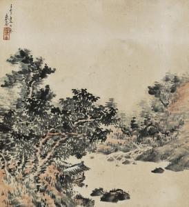 KOH Hee Dong 1886-1965,Landscape,1942,Seoul Auction KR 2023-03-22