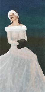 KOHLER Hans Michael 1956,Sinnliche junge Frau im durchsichtigen Kleid mit M,2001,Zeller 2012-07-05