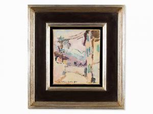 KOHLER ROEBER Minna 1883-1957,Street with Row of Houses,Auctionata DE 2014-12-03