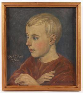KOHLSCHEIN Edmund Anton,Portrait des Gerd Böhme im Alter von 12 Jahren,Von Zengen 2021-06-18