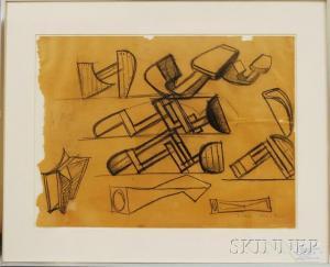 KOHN Gabriel 1910-1975,Drawing for Sculpture,Skinner US 2012-11-14
