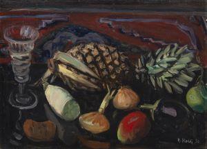 KOIDE Narashige 1887-1931,Fruits and Vegetables on the Table,1930,Mallet JP 2022-09-08