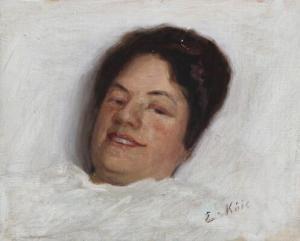 KOIE Ernst 1872-1960,Portrait of a woman,Bruun Rasmussen DK 2018-11-05