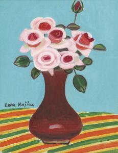 KOJIMA Zenzaburo 1893-1962,Roses,Mainichi Auction JP 2024-02-03