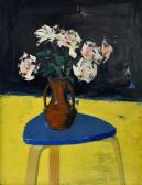 Kokle Leo 1924-1964,Roses on the blue stool,1963,Antonija LV 2014-11-29