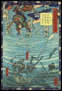 KOKO Yoshitsuya 1822-1866,Shimutsu Konnai Killing his Enemy Imanari und,Floating World Gallery Ltd. 2014-05-03