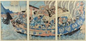 KOKO Yoshitsuya 1822-1866,the story of the Genje and Heike clans,Ewbank Auctions GB 2016-07-28