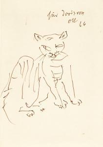 KOKOSCHKA Oskar 1886-1980,KATZE (CAT),1966,Sotheby's GB 2018-06-20