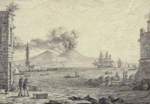 KOLBE Heinrich Christoph 1771-1836,Ansicht des Hafens von Neapel,1820,Karl & Faber DE 2008-05-28