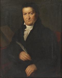 KOLBE Heinrich Christoph,Portrait des Johann Daniel Bornefeld (1745-1829),1816,Von Zengen 2021-09-10