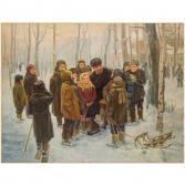 KOLCHITSKI NIKOLAI MIKHAILOVICVH,Lenin con i bambini nel parco,Wannenes Art Auctions 2024-04-29