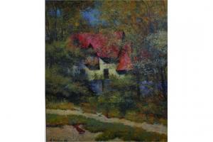 KOLLER Edith 1896,A Country House,John Nicholson GB 2015-02-25