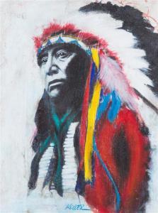 KOLLER Helmut 1954,Indian Chief,Hindman US 2018-10-04