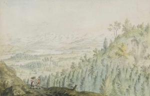 KOLLER Johann Jakob,Blick von der Felsenegg gegen den oberen Zürichsee,1773,Schuler 2018-12-12