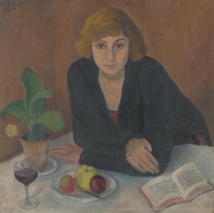 KOLLER Silvia 1898-1963,Junge Frau,1924,Galerie Bassenge DE 2020-11-26
