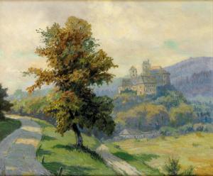 KOLLMANN Albert 1878-1937,"Burg Lockenhausen im Burgenland",Palais Dorotheum AT 2014-06-05