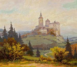 KOLLMANN Albert 1878-1937,Burg Schlaining im Tauchental,im Kinsky Auktionshaus AT 2011-12-05