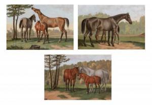 KOLLNER Augustus 1813-1906,Horses,William Doyle US 2022-05-04