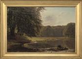 KOLLO C. A 1800-1800,A sunlit lake landscape,1865,Christie's GB 2007-01-24