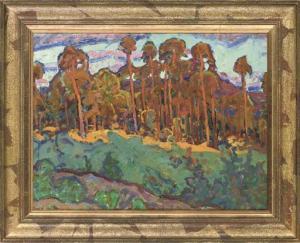 KOLOSOVSKI Yuri Sergeyevich 1913-1983,The edge of the wood, late summer,Christie's GB 2007-05-23