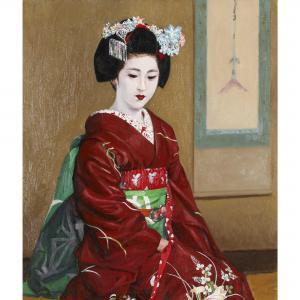 KOMATSUZAKI Kunio 1931-1992,ON THE FLOOR,New Art Est-Ouest Auctions JP 2023-03-04