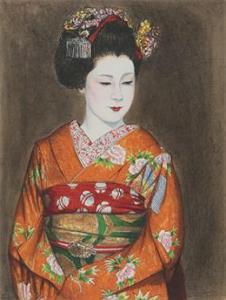 KOMATSUZAKI Kunio 1931-1992,young Maiko,Mainichi Auction JP 2022-08-19