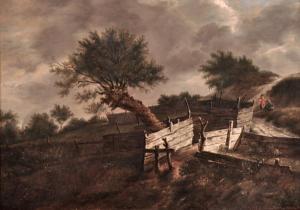 KOMLOSY Irma 1850-1894,�Figures in a Landscape�,Elder Fine Art AU 2013-09-22