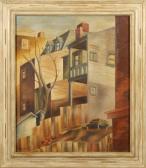 KOMPERDA FRANCIS 1914-1998,Coal Hill houses,Dargate Auction Gallery US 2009-08-07